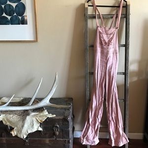 Free People Blush Overalls